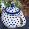 Polish Pottery Teapot for four from Polkadot Lane UK