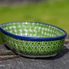 Polish Pottery Green Meadow Small Serving Dish