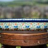 Bee Pattern Small Serving Dish by Ceramika Artystyczna