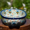 Bee Pattern Small Serving Dish by Ceramika Artystyczna