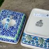 Boleslawiec Polish Pottery Butter Box by Ceramika Artystyczna