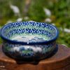 Forget Me Not Small Oval Dish by Ceramika Artystyczna