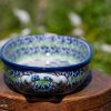 Polish Pottery Forget Me Not Small Oval Dish from Polkadot Lane UK