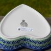 Ceramika Artystyczna Polish Pottery Heart Dish from Polkadot Lane UK