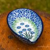 Polish Pottery Forget Me Not Spoon Rest by Ceramika Artystyczna