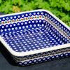 Fern Spot Large Oven Dish by Ceramika Manufaktura Polish Pottery