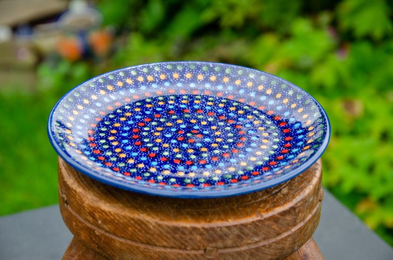 Neon Pattern Side Plate by Ceramika Manufaktura. Unikat design.