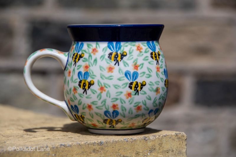 Bee Pattern Mug 300ml by Ceramika Artystyczna