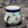 Bee Pattern Medium Size Mug by Ceramika Artystyczna