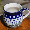 Ceramika Artystyczna Polish Pottery Mug Tulip Spot.