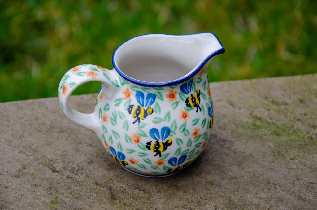 Small Milk Jugs teatime Polkadot Lane Polish Pottery shop uk