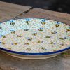 Bee Pattern Dinner Plate by Ceramika Artystyczna
