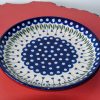 Polish Pottery Tulip Spot Dinner Plate by Ceramika Artystyczna