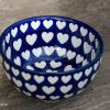 Cereal Bowl Heart Pattern by Ceramika Artystyczna Polish Pottery