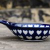 Polish Pottery Hearts pattern Nibble Dish by Ceramika Artystyczna