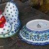 Polish Pottery Hen Egg Container by Ceramika Artystyczna