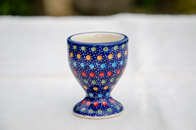 Neon Pattern Egg Cup by Ceramika Manufaktura
