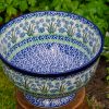 Forget Me Not Large Bowl by Ceramika Artystyczna