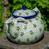 Bee Pattern Large Teapot for 4 or More People by Ceramika Artystyczna