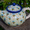 Bee Pattern Teapot by Ceramika Artystyczna
