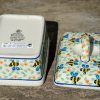 Ceramika Artystyczna Boleslawiec Butter Box from Polkadot Lane UK