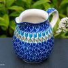 Blue Tulip Pattern Small Jug by Ceramika Artystyczna