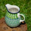 Polish Pottery Green Meadow Small Jug from Polkadot Lane UK