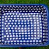 White Star Polish Pottery Large Oven Dish from Polkadot Lane UK