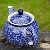 Swirl Pattern Teapot Ceramika Manufaktura from Polkadot Lane UK