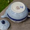 Ceramika Manufaktura Boleslawiec Boats Pattern Teapot
