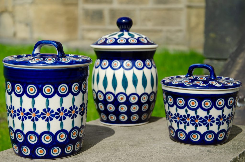 Oven safe Polish Pottery from Polkadot Lane UK Shop and online store