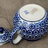 Ceramika Manufaktura Boleslawiec Polish Pottery Teapot from Polkadot Lane UK