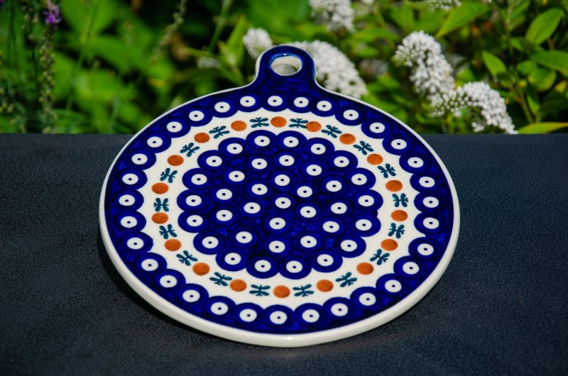 Polish Pottery Fern Spot Cutting Board