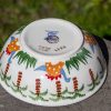 Dinosaur Pattern Dessert Bowl by Ceramika Manufaktura