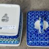 Boleslawiec Polish Pottery Ceramika Artystyczna Butter Box from Polkadot Lane UK