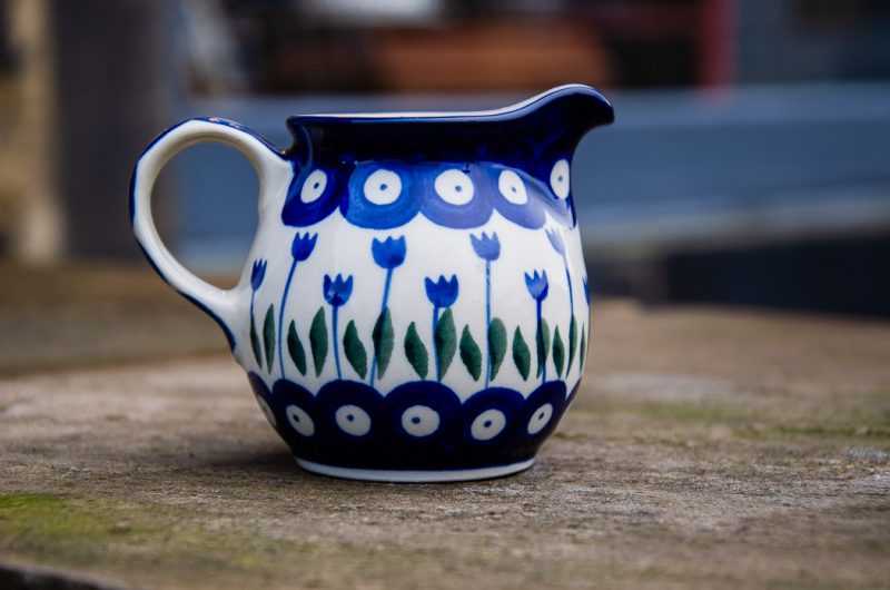 Tulip Spot Small Milk Jug by Ceramika Artystyczna