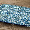 Polish Pottery Blue Berry Leaf Yorkshire Pudding Dish