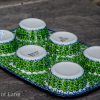 Polish Pottery Green Meadow Yorkshire Pudding Dish by Ceramika Artystyczna