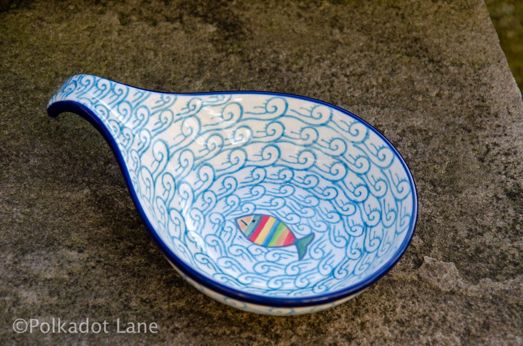 Polish Pottery Nibble Dishes entertaining Polkadot Lane shop