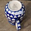 Hearts Pattern Small Jug by Ceramika Artystyczna Polish Pottery