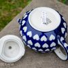 Ceramika Artystyczna Boleslawiec Hearts Pattern Teapot