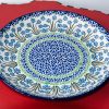 Polish Pottery Forget Me Not Dinner Plate by Ceramika Artystyczna