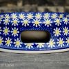 Polish Pottery Snow Daisy Dog Bowl from Polkadot Lane UK