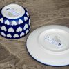 Boleslawiec Polish Pottery Cup and Saucer from Polkadot Lane UK