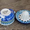 Boleslawiec Polish Pottery Lemon Squeezer from Polkadot Lane UK