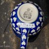 Hearts Pattern Polish Pottery Large Mug Ceramika Artystyczna