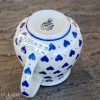 Polish Pottery Milk Jug Small Hearts Pattern