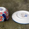 Unikat Polish Pottery Cup and Saucer from Polkadot Lane UK