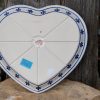 Bolesławiec Polish Pottery Heart Plate from Polkadot Lane UK