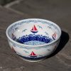 Polish Pottery Boats Pattern Cereal Bowl by Ceramika Manufaktura Polish Pottery